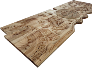 Fresque vue diagonale gauche lumière atelier