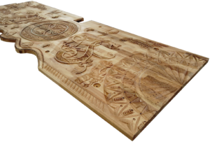 Fresque diagonale droite lumière atelier