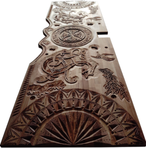 entire fresco in low natural light