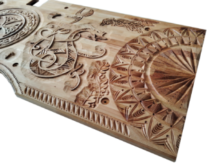 Fresque coté droit lumière naturelle rasante